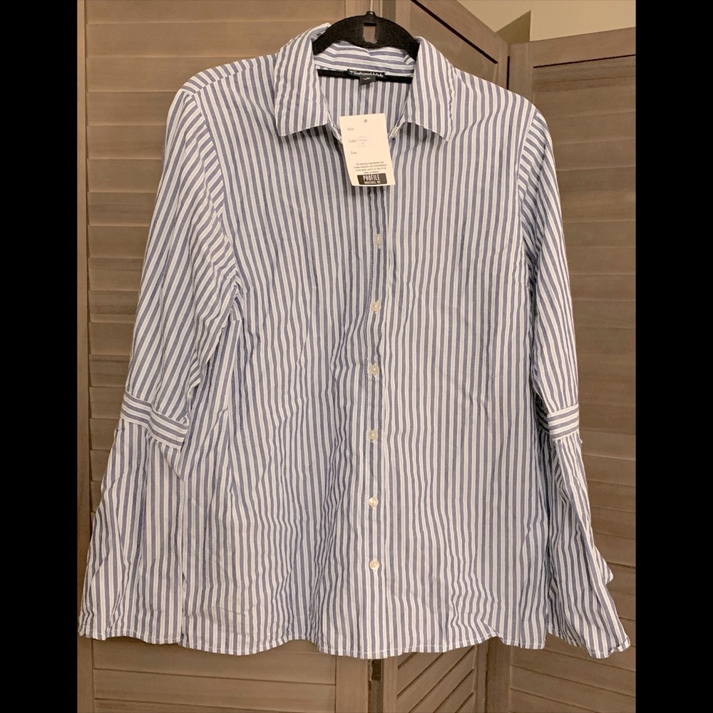 Striped Button Down Oxford Shirt NWT